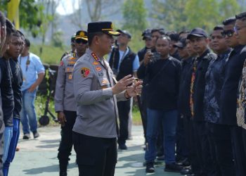 Polresta Bandung Beri Arahan kepada Steward Jelang Laga Persib vs Fort FC di Piala Presiden 2025