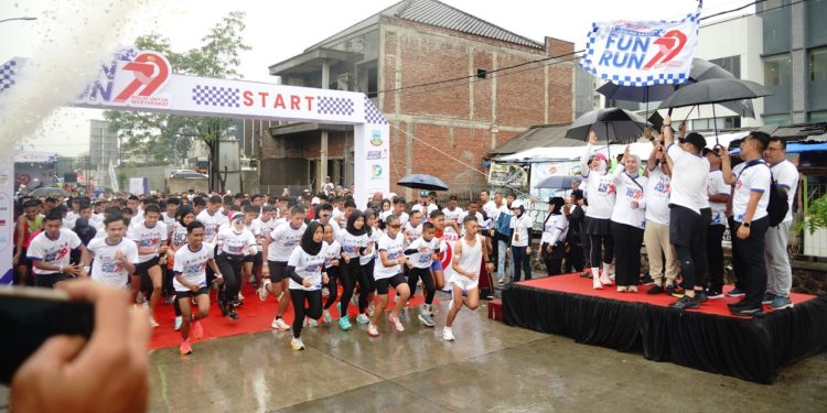 Fun Run Bhayangkara Meriahkan Hari Bhayangkara ke-79 di Garut