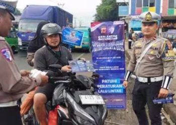 Ratusan Pelanggar Lalu Lintas Terjaring Operasi Patuh Lodaya 2025 di Sukabumi