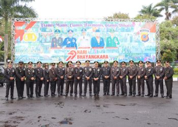 Hari Bhayangkara ke 79 Tingkat Polres Ciamis Dipusatkan di Halaman Gedung Negara