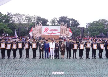 Hari Bhayangkara ke-79: Polda Jabar Gelar Upacara Khidmat, Tandai Komitmen Jaga Keamanan Jabar