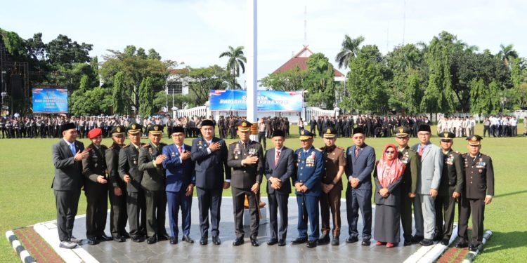 Polres Bogor Gelar Upacara Hari Bhayangkara ke-79, Jaga Sinergi Demi Kabupaten Bogor yang Aman dan Sejahtera