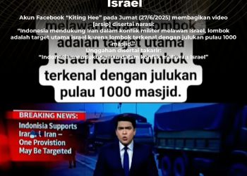 [SALAH] Lombok Jadi Target Utama Israel