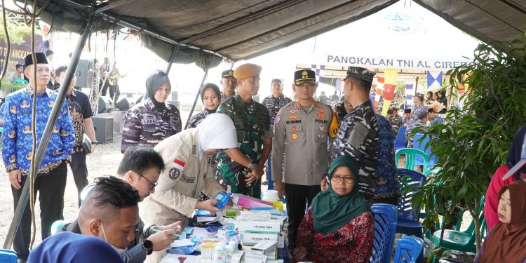 Kapolres Cirebon Kota Apresiasi Bakti Kesehatan Lanal Cirebon, Wujud Sinergi TNI-Polri untuk Kesejahteraan Masyarakat