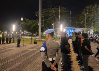 Polres Ciamis Gelar Patroli Skala Besar, Jaga Kamtibmas di Akhir Pekan