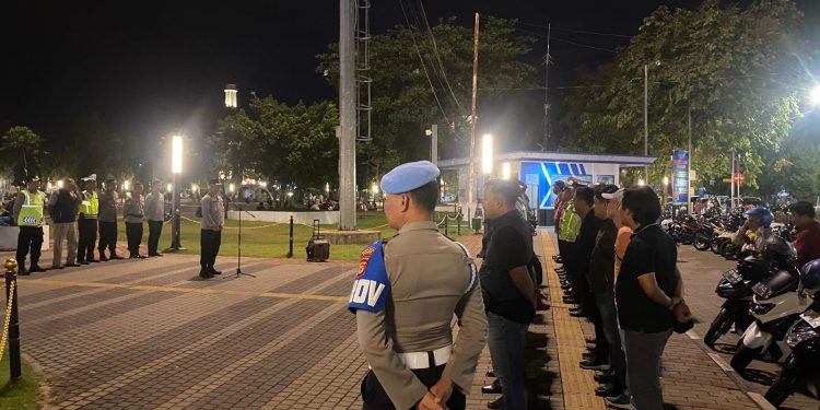 Polres Ciamis Gelar Patroli Skala Besar, Jaga Kamtibmas di Akhir Pekan