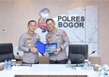 Tongkat Kepemimpinan Polres Bogor Berganti, AKBP Wikha Ardilestanto Resmi Menjabat