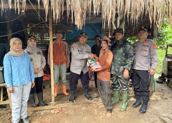 Sinergi Polres Banjar, Pemerintah, dan Warga Sukses Tanam Jagung di Lahan Sawah Baku