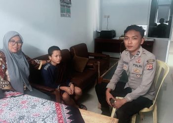 Cepat Dan Sigap, Polisi Indramayu Kembalikan Anak Hilang Asal Palembang ke Keluarga