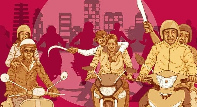 Polisi Tangkap 10 Orang Geng Motor Bersajam Yang Serang Warga-Polisi di Majalengka