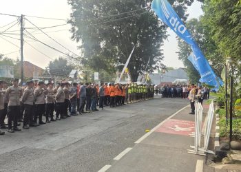 Pengamanan Ekstra di Air Mancur Sri Baduga: Polres Purwakarta Pastikan Pengunjung Nyaman dan Aman Selama Hari Jadi Purwakarta