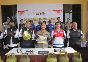 Polisi Purwakarta Bongkar Praktik Ilegal Pengisian Ulang Gas LPG Bersubsidi
