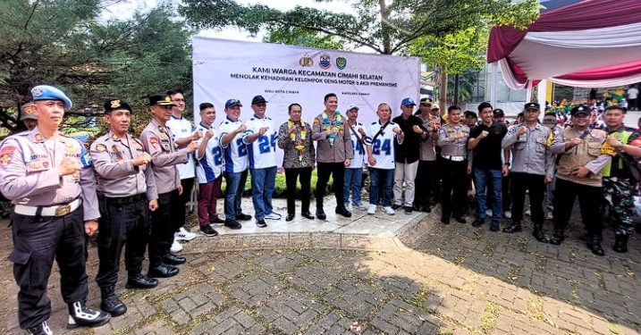 Masyarakat Cimahi Deklarasikan Tolak Geng Motor dan Aksi Premanisme
