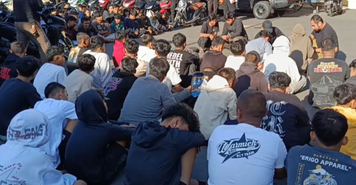 Polres Cirebon Kota Amankan 97 Pemuda dalam Razia Balap Liar