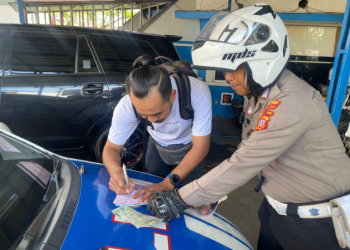 Polresta Tasikmalaya Kota Tertibkan Knalpot Brong, Ciptakan Kenyamanan Publik