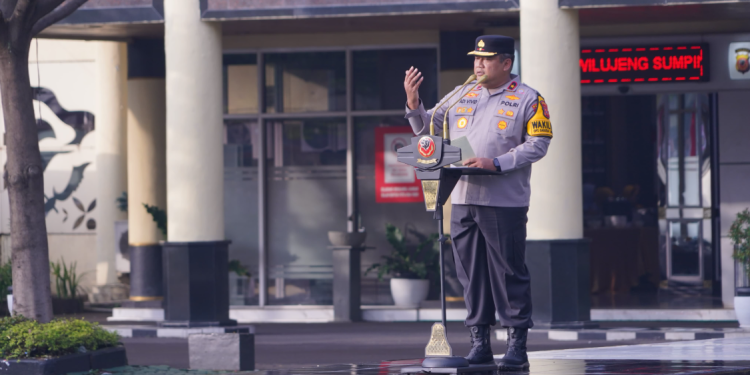 Wakapolda Jabar Pimpin Apel Gabungan, Tekankan Kesiapsiagaan Hadapi Ancaman Global dan Isu Kamtibmas Lokal