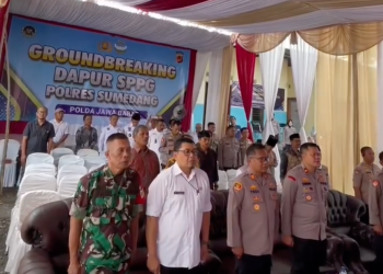 Polres Sumedang Resmikan Pembangunan SPPG untuk Ketahanan Pangan