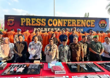 Polresta Cirebon Ungkap 16 Kasus Narkoba dan Obat Ilegal, 20 Tersangka Diamankan