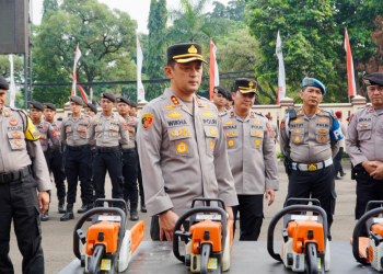 Polres Bogor Cek Kesiapan Alsus Hadapi Potensi Bencana Alam