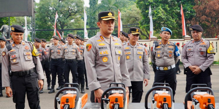 Polres Bogor Cek Kesiapan Alsus Hadapi Potensi Bencana Alam