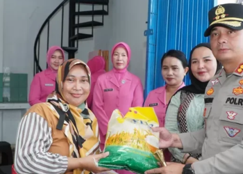 Polres Cirebon Kota Gelar Gerakan Pangan Murah, Beras Dijual Rp11.000/Kg