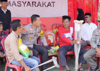 Polresta Bandung Gelar Bakti Kesehatan dan Berikan Bantuan untuk Penyandang Disabilitas di Pasirjambu