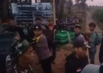 Polsek Wanaraja Respon Cepat Evakuasi Pendaki Meninggal di Gunung Sagara