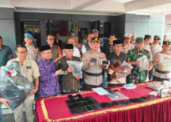 Polres Ciamis Ungkap Pelaku Aksi Anarkis di Gedung DPRD, 16 Orang Jadi Tersangka