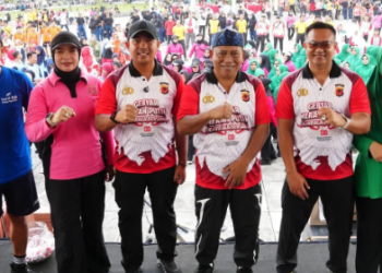 Gebyar Merah Putih di Pangandaran: Polres, Forkopimda, dan Masyarakat Rayakan HUT RI ke-80