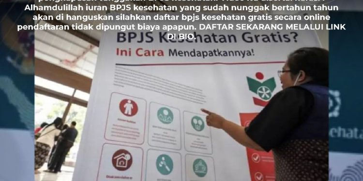 [PENIPUAN] Tautan Pendaftaran Penghapusan Tunggakan BPJS kesehatan