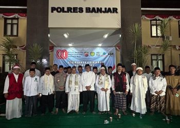 Doa Bersama di Polres Banjar: 500 Warga Berharap Indonesia Emas di HUT ke-80 RI