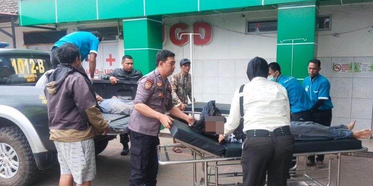 Polisi Evakuasi Laka Tunggal, Sepeda Motor Oleng, Dua Pelajar Tabrak Pagar