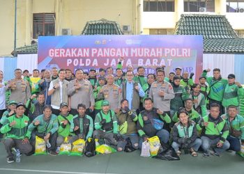 Polda Jabar Gelar Gerakan Pangan Murah di Bandung