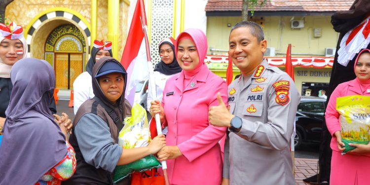 Polresta Bogor Kota Gelar Gerakan Pangan Murah Stabilkan Harga Beras Sambut HUT ke-80 RI