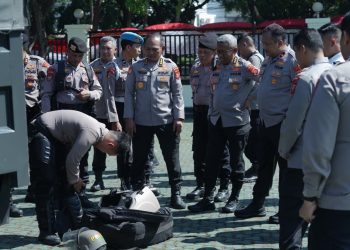 Wakapolda Jabar Periksa Kendaraan Dinas Dit Samapta, Ingatkan Personel Humanis di Lapangan