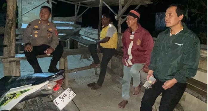 Cegah Kejahatan Lintas Wilayah, Polsek Sumberjaya Perketat Patroli Malam di Perbatasan