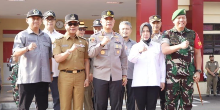 Polresta Bandung Gelar Apel Siaga Bersama Forkopimda, Komitmen Jaga Keamanan Wilayah