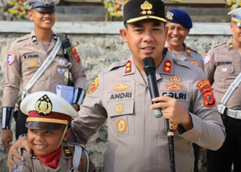 Kapolres Pangandaran Pimpin Apel Pagi Istimewa, Disuguhi Peragaan Memukau Polisi Cilik