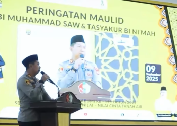 Kapolres Sukabumi Bersama Forkopimda Hadiri Peringatan Maulid Nabi Muhammad SAW, Perkuat Persatuan dan Keimanan