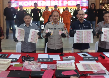 Satreskrim Polres Garut Bongkar Sindikat Pemalsuan Uang Rupiah, Amankan Tiga Tersangka dan Ribuan Lembar Uang Palsu