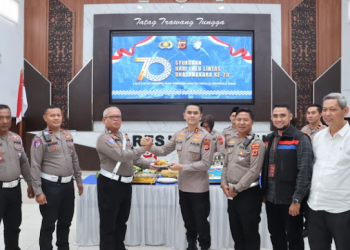 HUT Lalu Lintas ke-70, Polres Indramayu Mantapkan Komitmen Wujudkan Lalu Lintas Modern Menuju Indonesia Emas!
