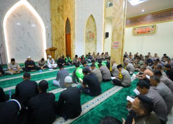 Polresta Bogor Kota Gelar Doa Bersama untuk Almarhum Affan Kurniawan, Eratkan Tali Persaudaraan dengan Komunitas Ojol