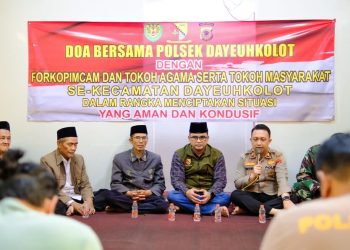 Polsek Dayeuhkolot Gelar Doa Bersama untuk Almarhum Affan Kurniawan dan Keselamatan Bangsa