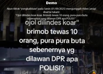 [SALAH] 10 Brimob Tewas Dalam Pengamanan Demo