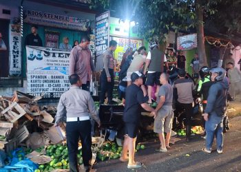 Polres Ciamis Buktikan Quick Response, Evakuasi Cepat Korban Laka di Jalan Sudirman