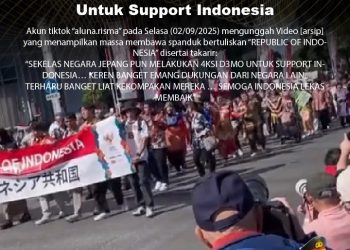[SALAH] Jepang Melakukan Aksi Demo untuk Support Indonesia