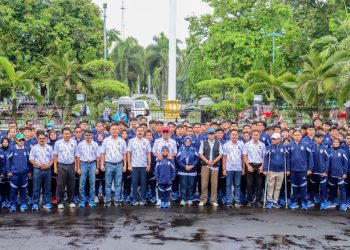 Kapolres Ciamis Dampingi Pelepasan Kontingen Atlet Kabupaten Ciamis ke Tingkat Provinsi Jawa Barat
