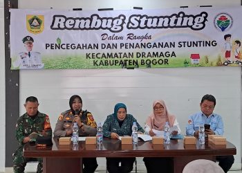 Polsek Dramaga Gelar Rembug Stunting, Sinergi Cegah dan Tangani Stunting di Tingkat Kecamatan