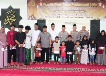 Polres Banjar Gelar Peringatan Maulid Nabi Muhammad SAW dengan Khidmat dan Penuh Makna