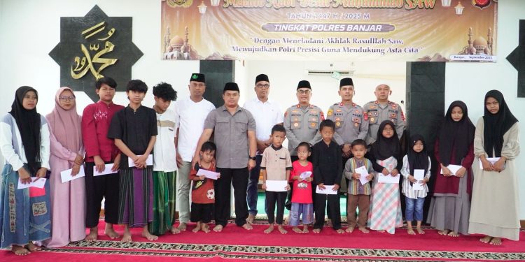 Polres Banjar Gelar Peringatan Maulid Nabi Muhammad SAW dengan Khidmat dan Penuh Makna